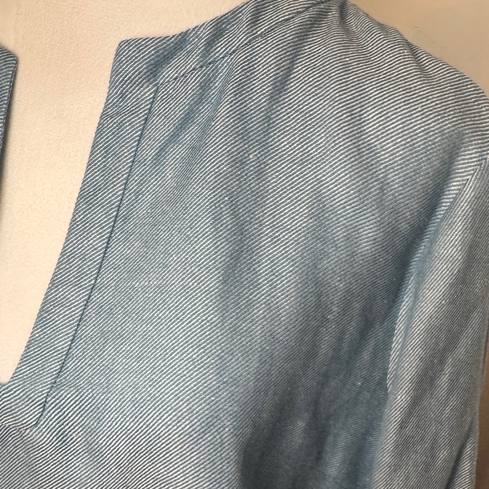 Loro Piana Linen Tunic Blouse - Picture 8 of 14